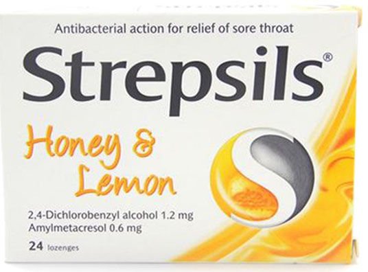 Strepsils Limon ve Bal Aromalı Boğaz Pastili 24 Adet