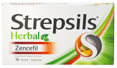 Strepsils Herbal Zencefil Boğaz Pastili 16 Adet