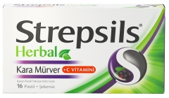 Strepsils Herbal Kara Mürver Boğaz Pastili 16 Adet