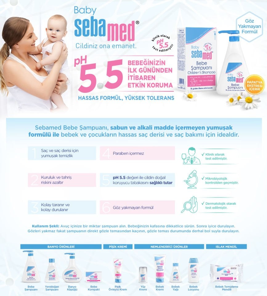 SebaMed Bebe Şampuanı 250ml