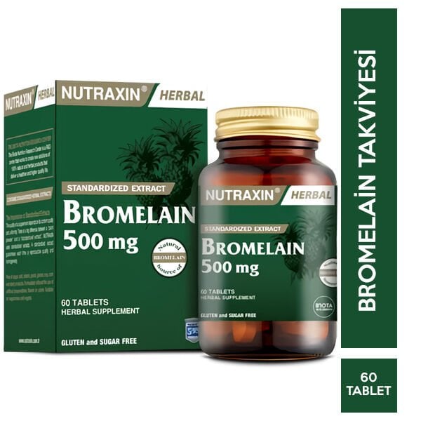 Nutraxin Bromelain 500 mg 60 Tablet