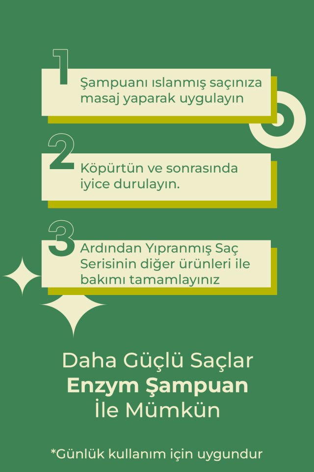 ENZYM COSMETICS Yağlı saç derisi ve yağlı saçlara özel yağlanma karşıtı saç bakım spreyi 200 ml
