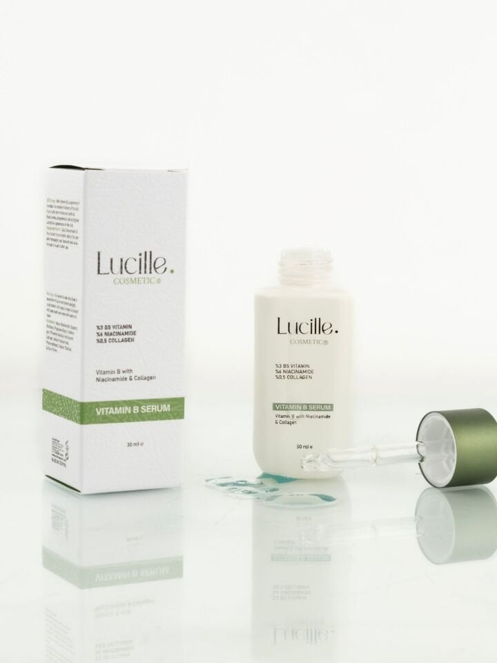 Lucille B Vitamin Serum - Niacinamide ve Kolajen İçerikli ( Özel Vegan İçerik ) - 30 Ml