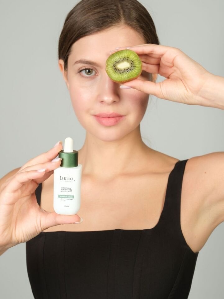 Lucille B Vitamin Serum - Niacinamide ve Kolajen İçerikli ( Özel Vegan İçerik ) - 30 Ml