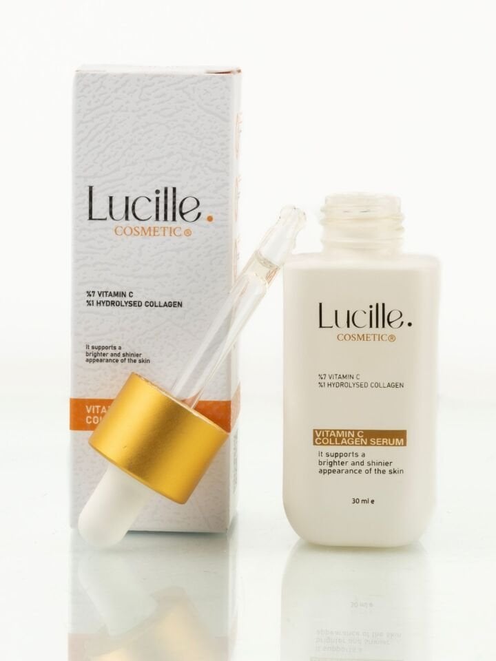 Lucille Vitamin C Serum - Kolajen İçerikli( Özel Vegan İçerik ) 30 Ml
