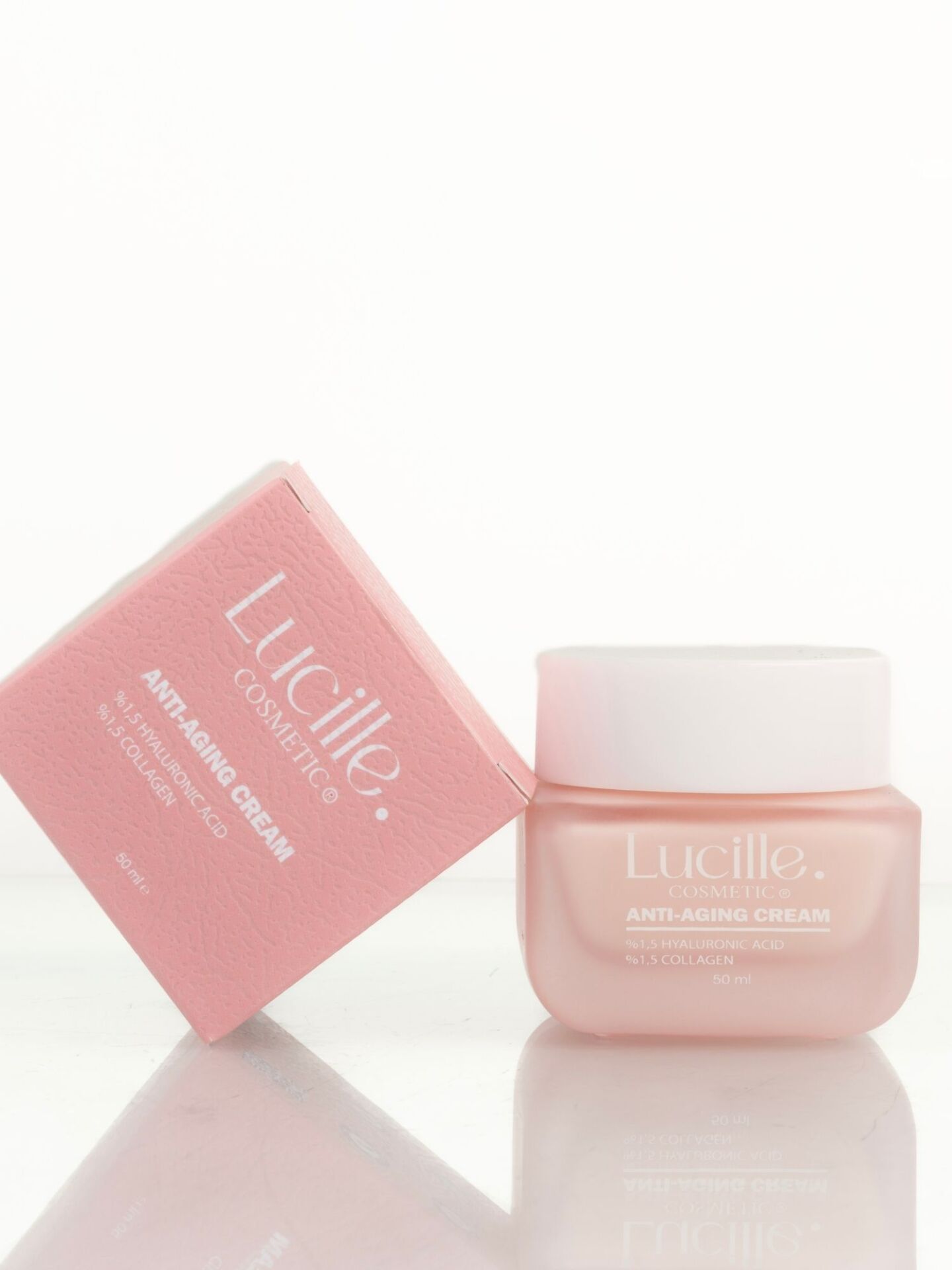 Lucille Anti Aging Yaşlanma Karşıtı Krem - Kolajen Ve Hyalüronik İçerikli ( Vegan İçerik ) - 50 Ml