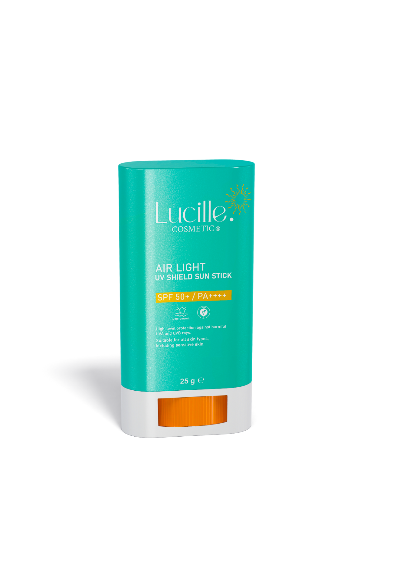 Lucille %100 Vegan Nemlendirici Etkili Stick Güneş Kremi - 25 gr - 50 Spf - Uva Uvb